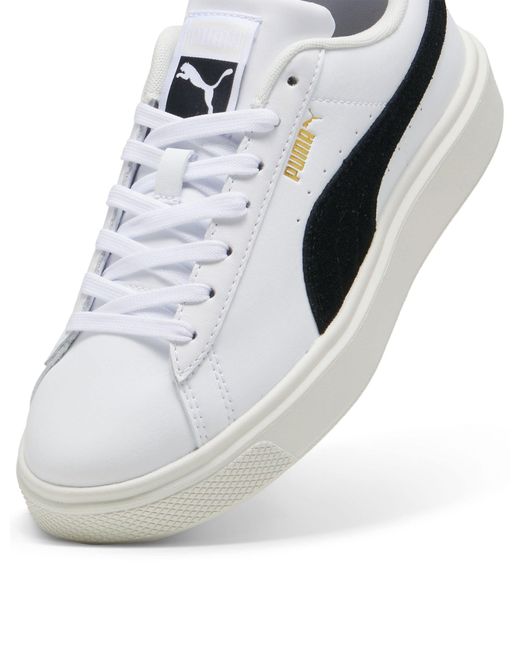 PUMA White Lajla Clean Sep Sneakers