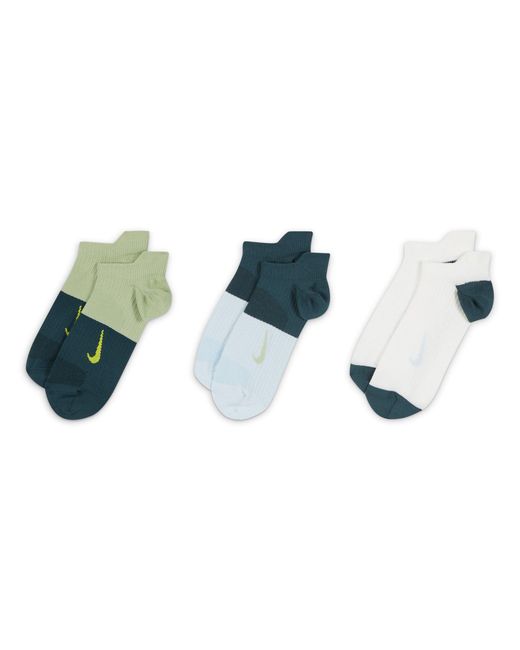 Nike Blue Everyday Plus Lightweight Socks (3 Pairs)