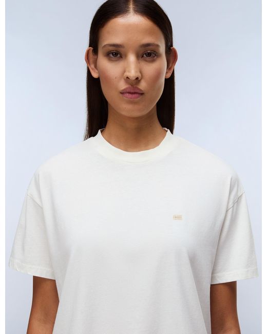 Napapijri White Women's Aurora Short Sleeve T-shirt