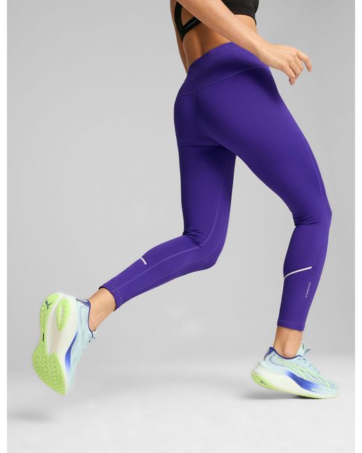 PUMA Purple Women's Run Microfleece Tights