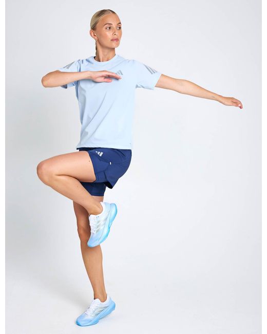 Adidas Blue Women's Adi365 Running Essentials 2in1 Shorts