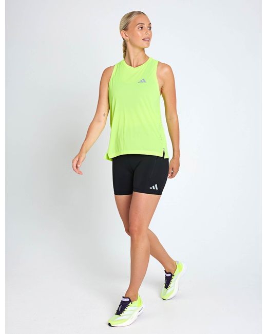 Adidas Green Women's Adi365 Breeze Running Tank Top