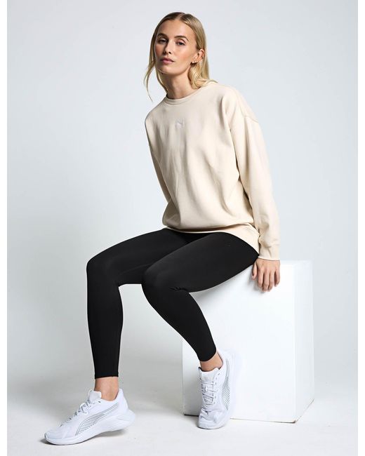PUMA Natural Women's Essentials Oversized Crew