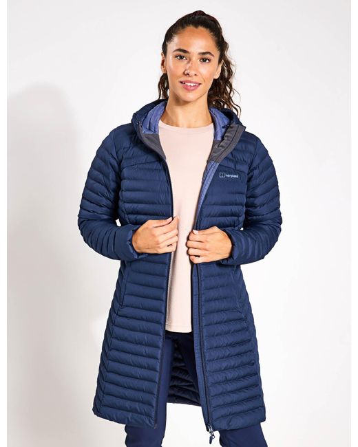 Berghaus Blue Women's Nula Micro Jacket Long