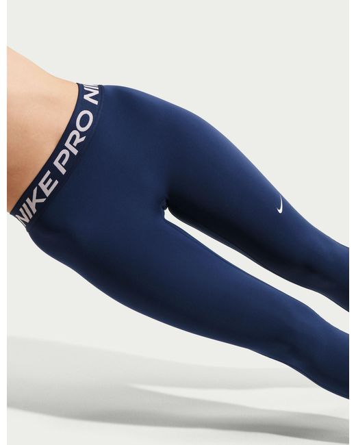 Nike Blue Women's Pro Full Length leggings