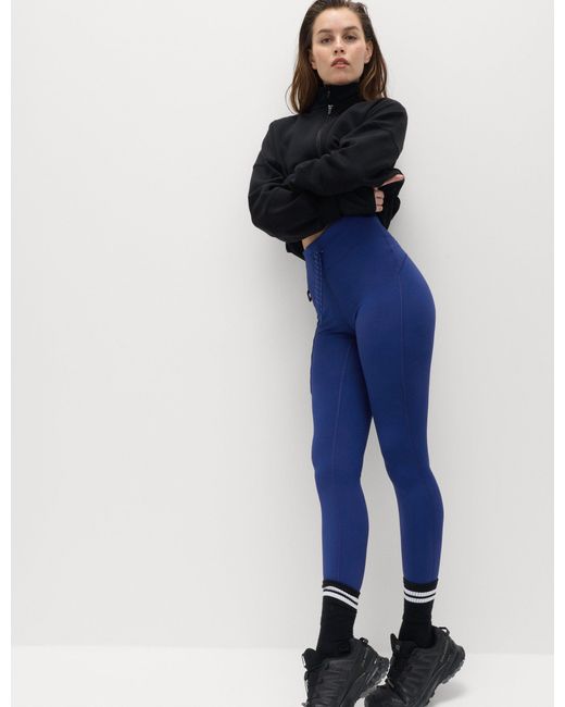 GOODMOVE Blue Women's Go Discover Stormwear Walking leggings