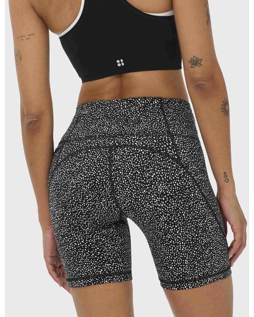 Sweaty Betty Gray Women's Power 6" Cycling Shorts