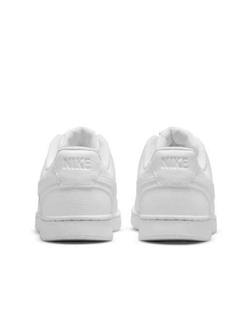 Nike White Women's Court Vision Low Next Nature Shoes