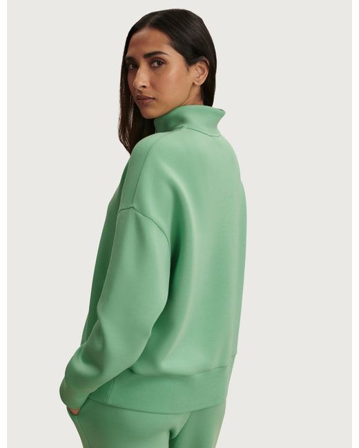 Varley Green Women's Mavis Mock Neck Sweat