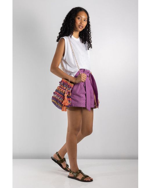 Sessun Jollino Shorts in Purple | Lyst