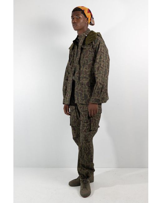 Engineered Garments Cruiser Jacket Olive Camo for Men | Lyst