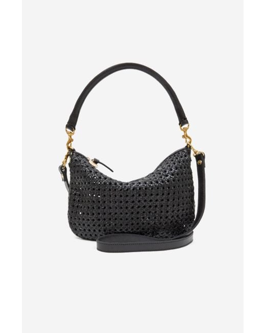 Clare V. Leather Petite Moyen Messenger in Black | Lyst