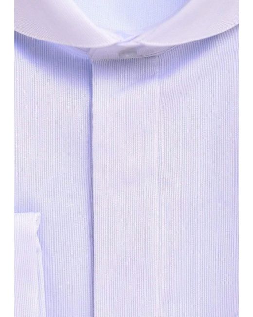 Mens Classic Fit Pink Spread Collar Stretch Cotton Blend French Cuff Dress Shirt 