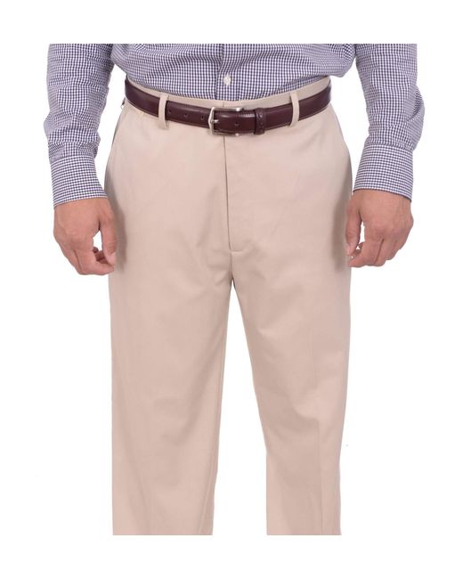 Haggar Synthetic Solid Flat Front 