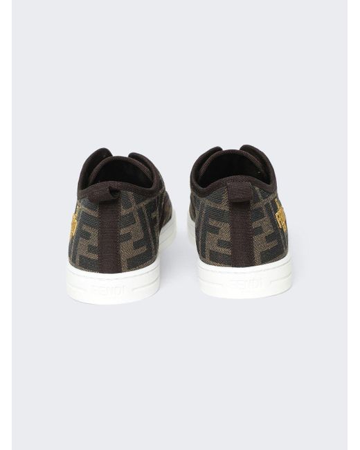 Fendi Junior Slip On Sneaker in Brown Lyst