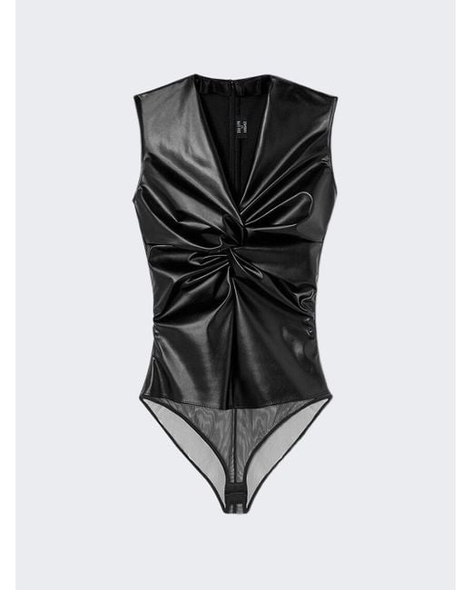 Versace Blue Baroccodile Bodysuit