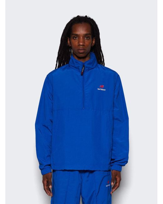 New balance deals windbreaker blue