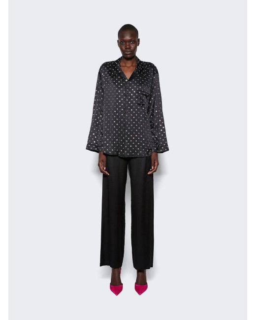 Alexander Wang Pajama Long Sleeve Shirt