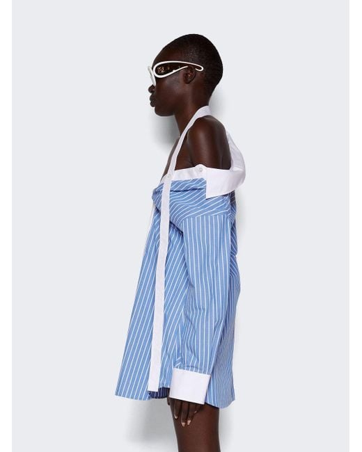Off the top shoulder dress shirt