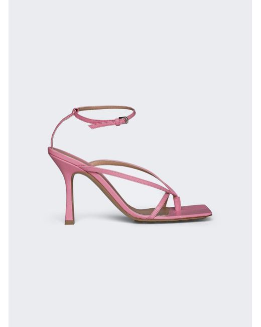 Bottega Veneta Stretch High Heel Sandal Blossom Pink | Lyst
