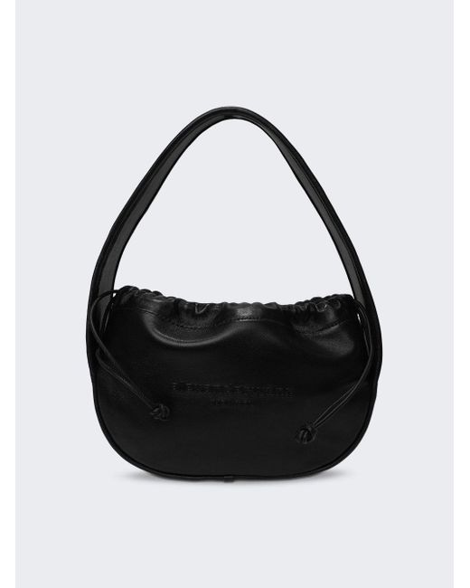 Alexander Wang Cinch Small Leather Hobo Bag in Black Lyst