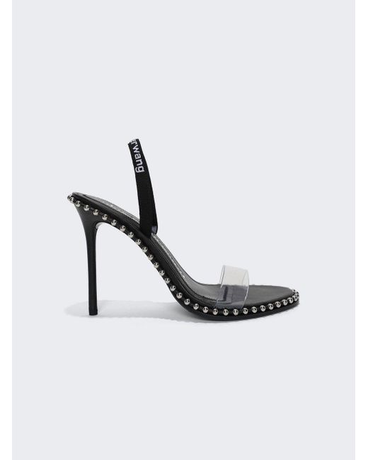Alexander Wang Nova High Heel Slingback Sandals Black Lyst