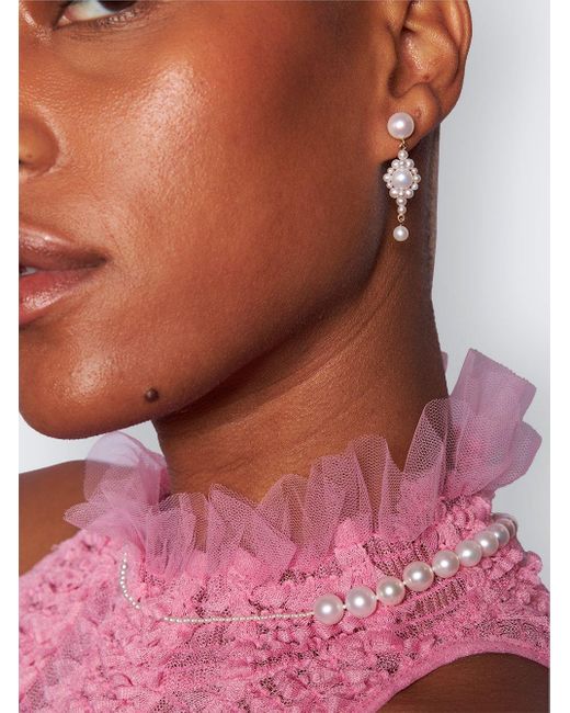 Sophie Bille Brahe Peggy Collier Pearl Necklace in White Lyst