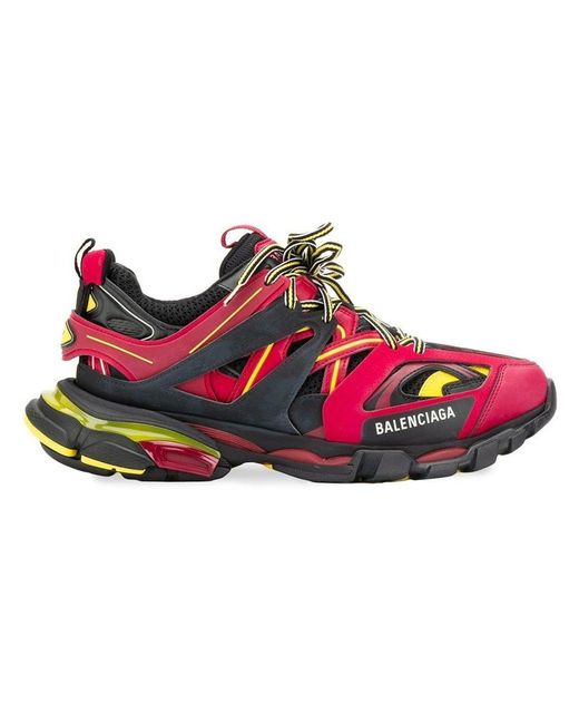 Balenciaga Red Track Sneakers for men