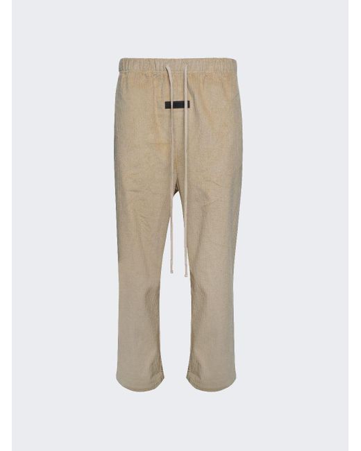 Fear of God ESSENTIALS Relaxed Trouser in Natural for Men | Lyst