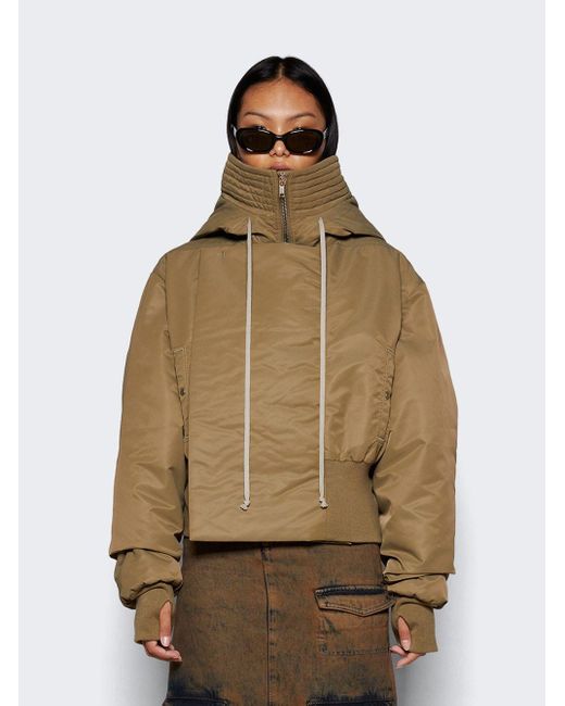 Rick Owens DRKSHDW Alice Bomber Jacket in Green | Lyst