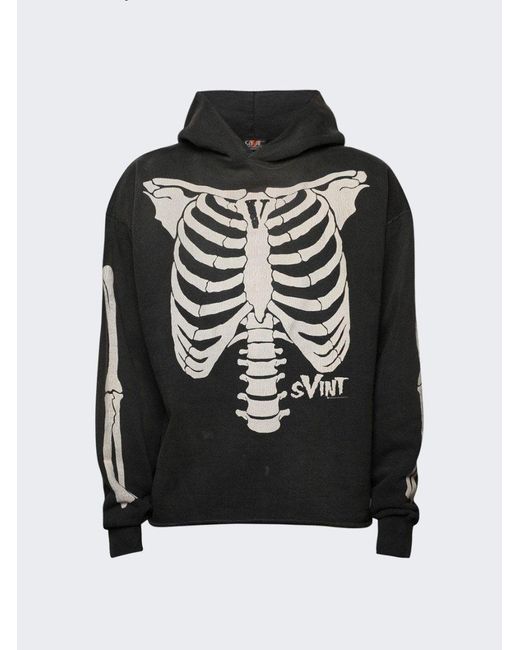 Saint Michael X Vlone Bone Black Sweatshirt for Men | Lyst