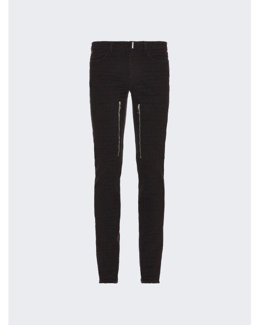 Givenchy Slim Fit Denim Trousers in Black for Men | Lyst