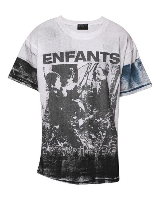 Enfants Riches Deprimes Boys Smoking T-shirt With Paint in Gray for Men ...