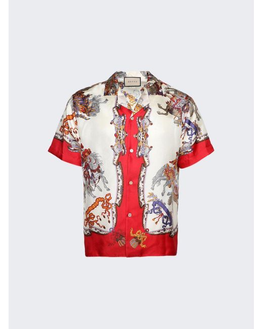 Gucci Men's Hawaiian Vacation Shirt