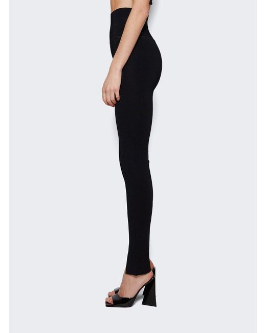 Victoria Beckham Split Front leggings in Black