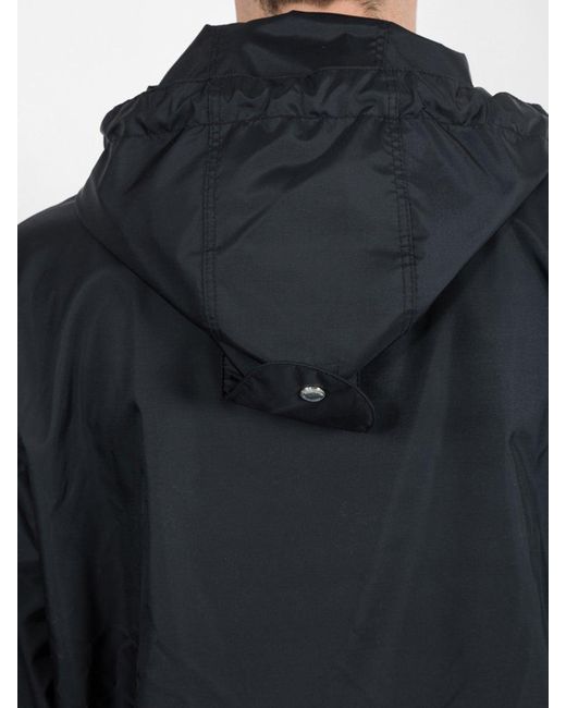 Burberry Black Monogram Motif Hooded Jacket for men