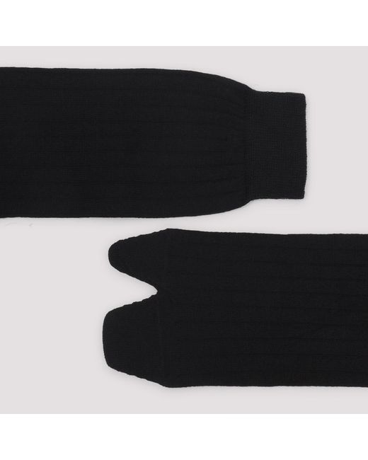 Maison Margiela Black Bootleg Socks for men