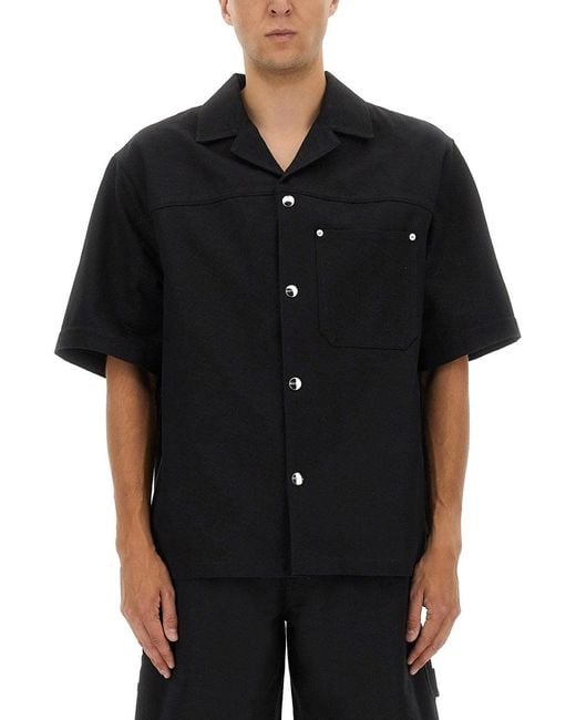 Gucci Black Gg Jacquard Shirt for men