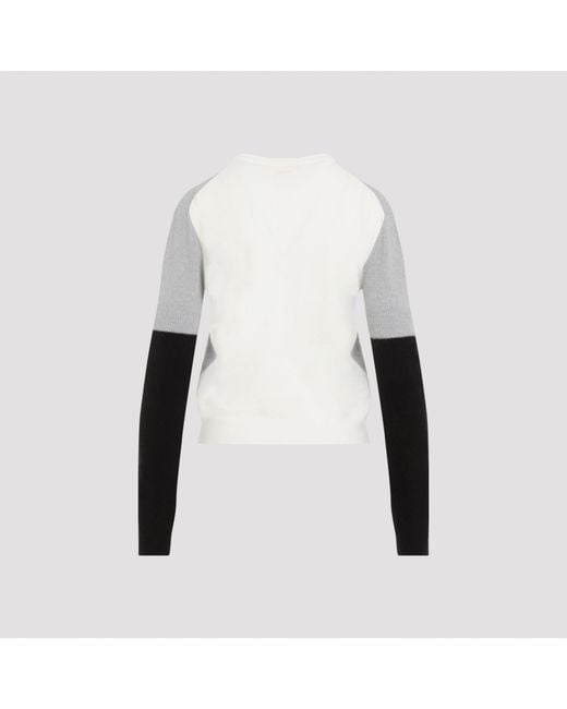 Marni White Virgin Wool Cardigan