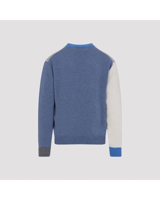 Marni Blue Roundneck Pullover for men