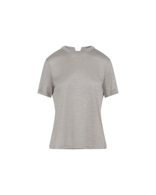 Carven Gray Fitted T-Shirt