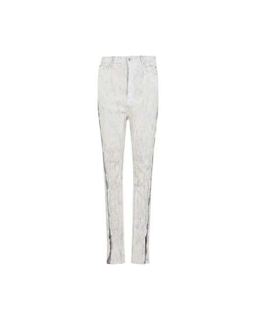Rick Owens White Bolan Banana Jeans for men