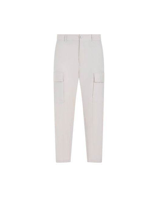 Etro White Cargo Trousers for men