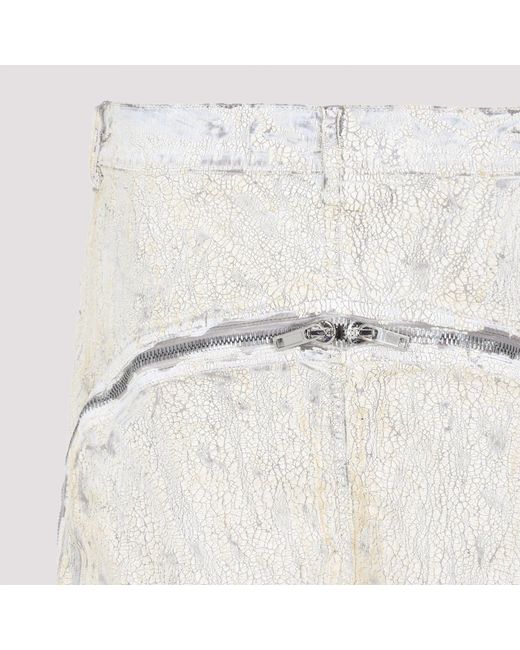Rick Owens White Bolan Banana Jeans for men