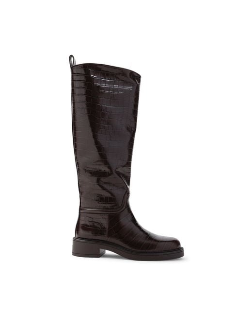 Stuart Weitzman Black Celia Riding Boots