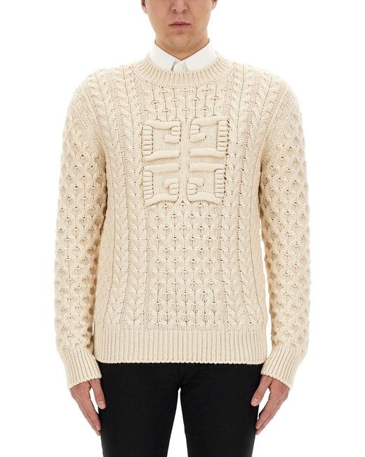 Givenchy Natural Jersey With Logo for men