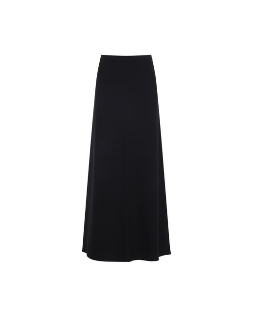 Max Mara Black Vernice Long Skirt