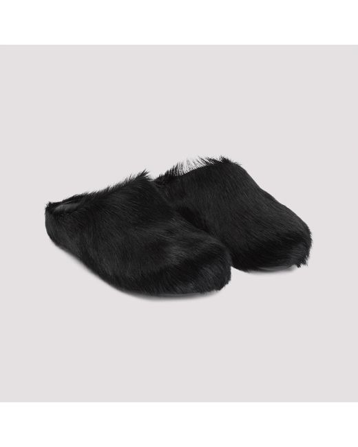 Marni Black Fussbett Sabot
