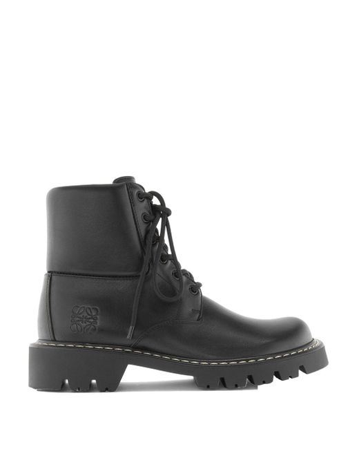 Loewe Black Sierra Ankle Boot Shoes for men