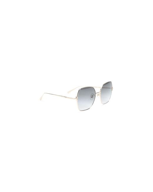 Chopard Metallic Ice Cube Sunglasses